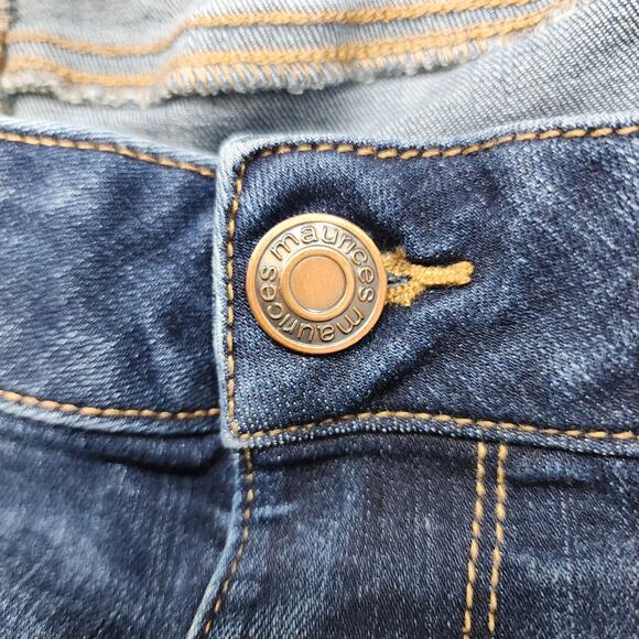 Maurices Jeans Womens 20W Blue Dark Wash High Rise Jegging Stretch Denim Skinny - Picture 2 of 11